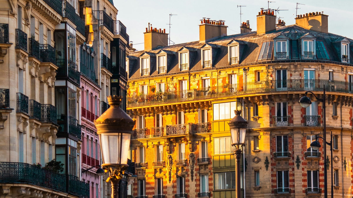 Golden-hour Paris
